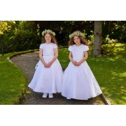 White First Holy Communion Dress Style IS25386