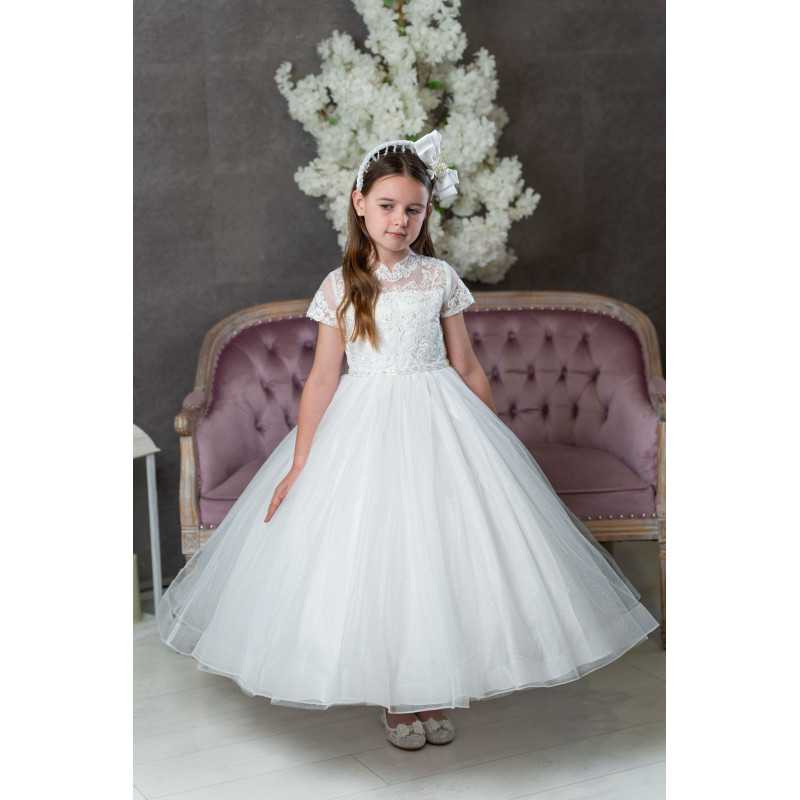 Sweetie Pie First Holy Communion Ivory Dress Style 5009