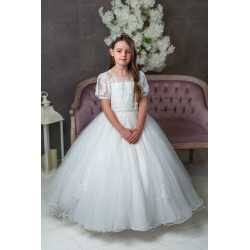 Sweetie Pie First Holy Communion White Dress Style 5005