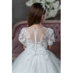 Sweetie Pie First Holy Communion White Dress Style 5005