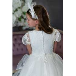 Ivory First Holy Communion Dress Style LWCD106