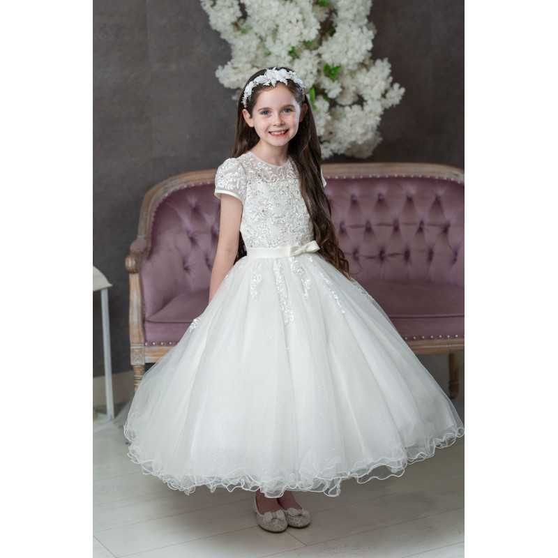 Sweetie Pie First Holy Communion Ivory Dress Style RB631