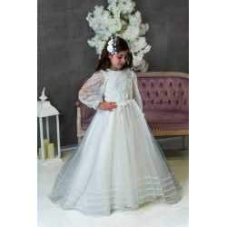 BEAUTIFUL IVORY FIRST HOLY COMMUNION DRESS STYLE 3306