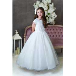 White First Holy Communion Dress Style MILA