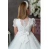 PAULA'S COMMUNION WHITE TEA-LENGTH FIRST HOLY COMMUNION DRESS