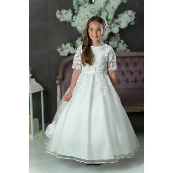 White First Holy Communion Dress