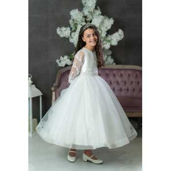 White First Holy Communion Dress