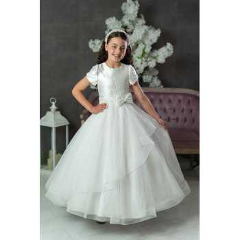 White First Holy Communion Dress