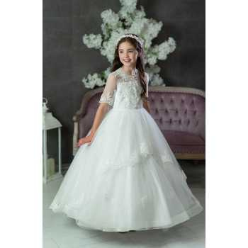 White First Holy Communion Dress