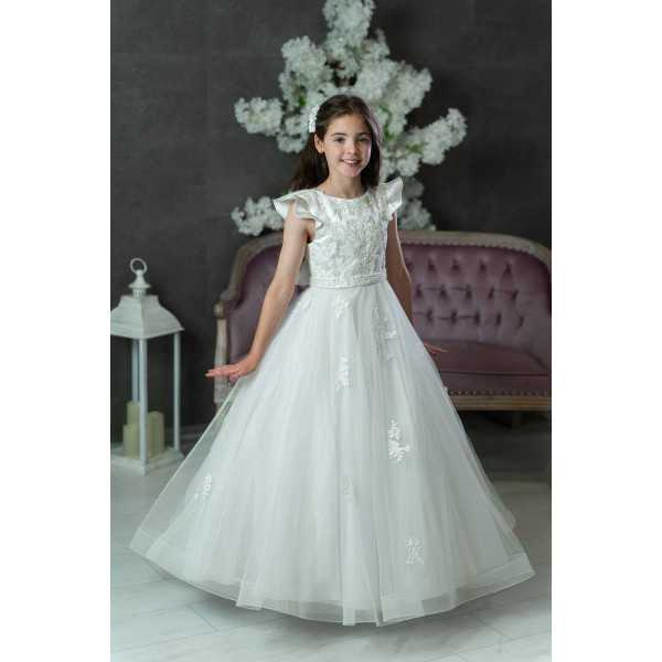 White First Holy Communion Dress