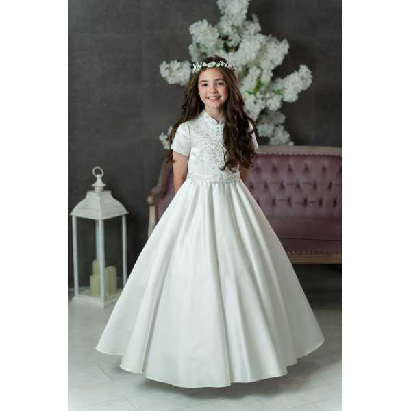 White First Holy Communion Dress