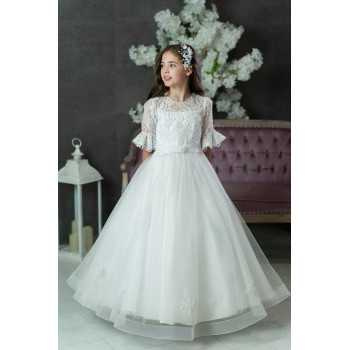 White First Holy Communion Dress