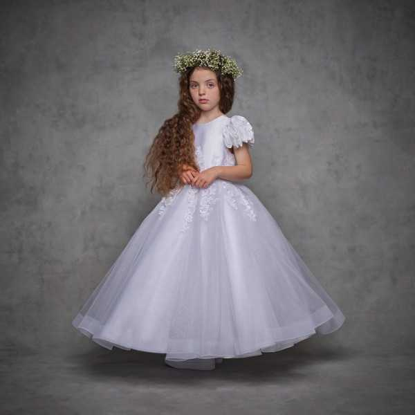 White First Holy Communion Dress