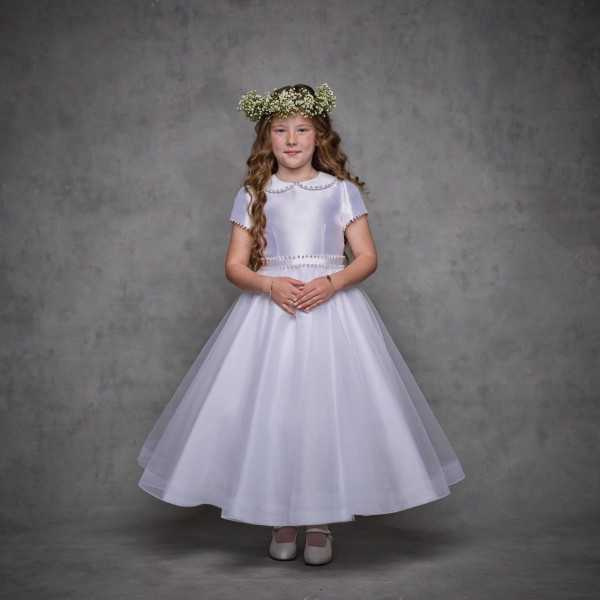 White First Holy Communion Dress