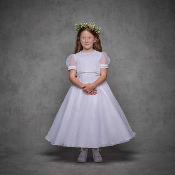 White First Holy Communion Dress