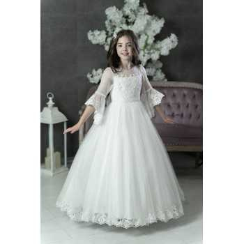 White First Holy Communion Dress