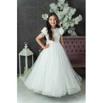 White First Holy Communion Dress