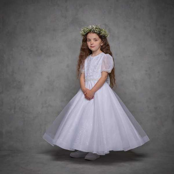 White First Holy Communion Dress