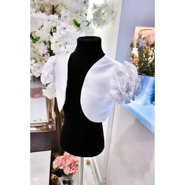 White First Holy Communion Bolero