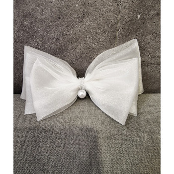 Ivory Special Occasion Hair Bow Clip