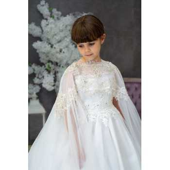 White First Holy Communion Cape