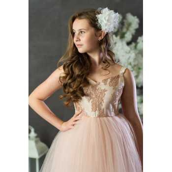 Blush Confirmation Dress