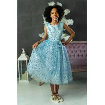 Blue Confirmation Dress