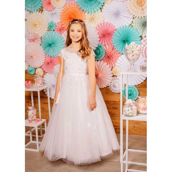 White First Holy Communion Dress