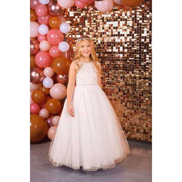 White First Holy Communion Dress