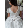 White First Holy Communion Dress Style COM027