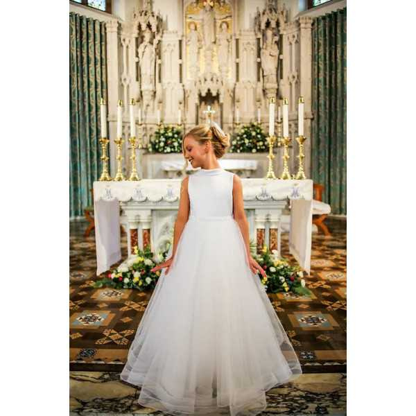 White First Holy Communion Dress