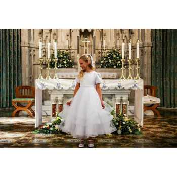 White First Holy Communion Dress