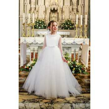 White First Holy Communion Dress