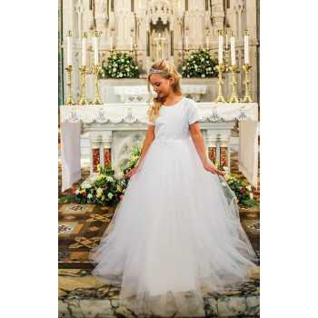 White First Holy Communion Dress