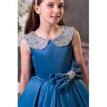 Blueberry Confirmation Dress