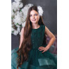 Dark Green Confirmation Dress