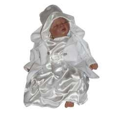 Christening Dress White Pearl