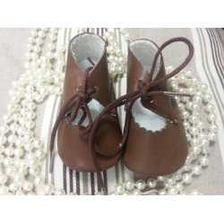 Brown Leather Shoes 132-3