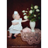 Baby Girls Christening Openwork Outfit