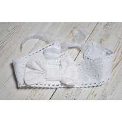 Baby Girls Christening Openwork Outfit