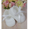 Velour Christening Shoes Ballerina