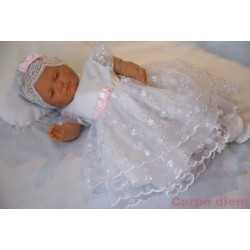 Baby Girl Christening Dress Blanche Summer