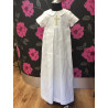 Handmade Linen Boys Christening Robe