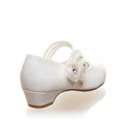 Girls Ivory Communion / Flower Girl Shoes 3645IA