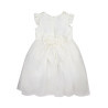 Couche Tot Ivory Floral Mesh Flower Girl Dress Style 1322