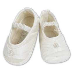 Chic Baby Girl White Christening/Special Occasion Shoes 4409