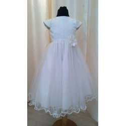 Ceremonial/Flower Girl Light Ivory Dress from Sarah Louise 070036-2