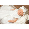 Cute Polka Dot White Christening/Birthday/Party/Special Occasion Dress style Mimi