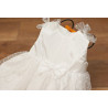 Cute Polka Dot White Christening/Birthday/Party/Special Occasion Dress style Mimi