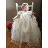 Baby Girls Ivory Christening Gown Style 329